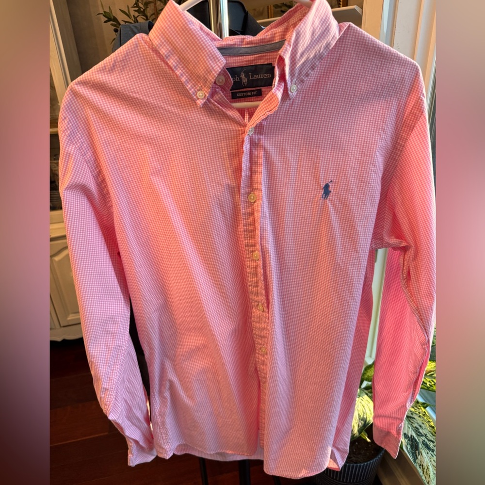 Ralph Lauren Pink Gingham Shirt